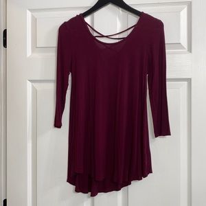 Cute 3/4 sleeve longer shirt